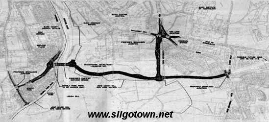 Plan of the proposed Garavogue Road Bridge