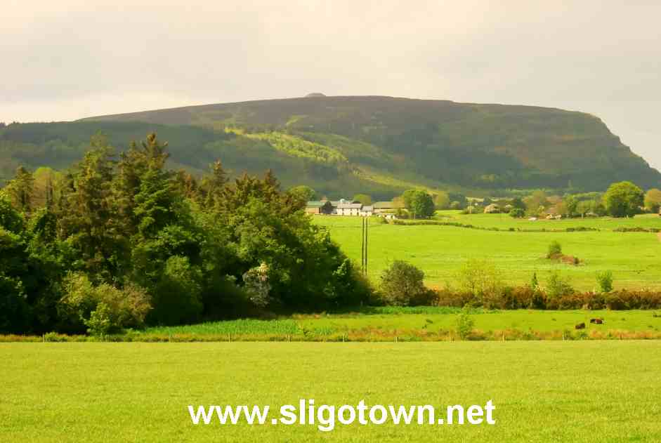 A nice view of Knocknarea taken from Woodville